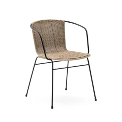 Kave Home Tuinstoel Eltiera Rattan* Terrasstoelen