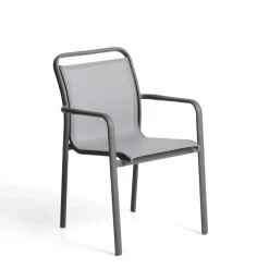 Kave Home Tuinstoel Luri Textileen* Terrasstoelen