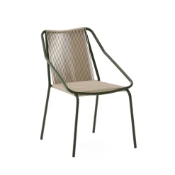 Kave Home Tuinstoel Zivia Staal en touw* Terrasstoelen