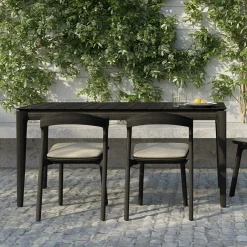 Ethnicraft Tuintafel Bok Gevernist Teakhout, kleur* Eettafels Voor In Je Tuin