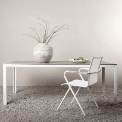 Nohr Tuintafel Erikka Polywood, kleur /Wit* Eettafels Voor In Je Tuin