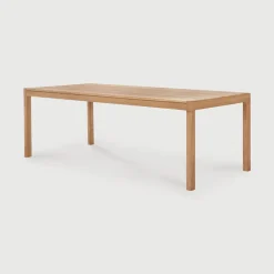Ethnicraft Tuintafel Jack Teakhout, kleur Naturel* Eettafels Voor In Je Tuin