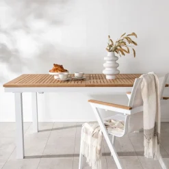 Nohr Tuintafel Taysha Teakhout, 160/240 x 90cm, kleur* Eettafels Voor In Je Tuin