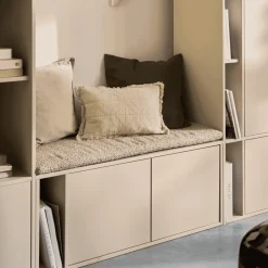 vtwonen TV-meubel/Bankje Settle Down Met zitkussen, Grenenhout, 108cm, kleur Dust* Halbanken|Eetkamerbanken