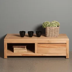 Tower Living Tv-meubel Corona Teak, met 1 lade* Tv-Meubel Hout