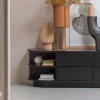 WOOOD TV-meubel Finca Links, Mat zwart, 78cm* Tv-Meubel Zwart