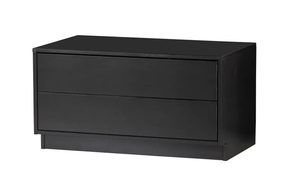 WOOOD TV-meubel Finca Mat zwart, 75cm* Tv-Meubel Zwart