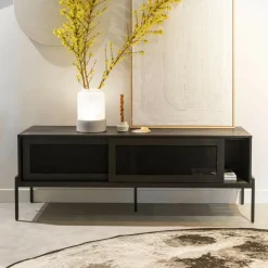 Zuiver TV-meubel Hardy Hout, 160cm* Tv-Meubel Zwart