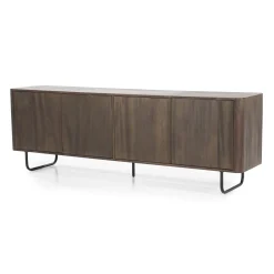 Eleonora TV-meubel James Mangohout, 180cm* Tv-Meubel Zwart