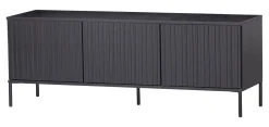 WOOOD TV-meubel New Gravure Grenen, kleur* Tv-Meubel Zwart
