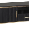 Tower Living TV-meubel Rivello Mangohout, 150cm* Tv-Meubel Zwart