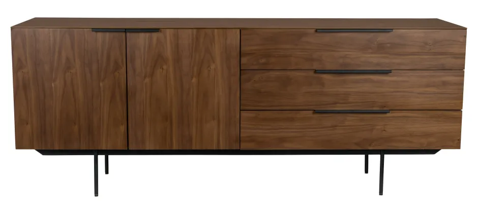 Zuiver TV-meubel Travis Eikenhout, 180cm* Tv-Meubel Zwart