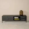 Tower Living TV-meubel Ziano Visgraat, kleur zwart* Tv-Meubel Zwart