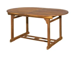 Artistiq Living Uitschuifbare Ovale Tuintafel Larissa 150 - 200 x 100cm, Acaciahout* Eettafels Voor In Je Tuin