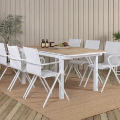 Nohr Uitschuifbare Tuintafel Constantina Teakhout, 180/240 x 90cm* Eettafels Voor In Je Tuin
