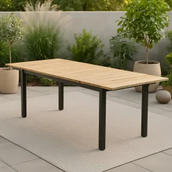 Nohr Uitschuifbare Tuintafel Constantina Teakhout, 180/240 x 90cm* Eettafels Voor In Je Tuin