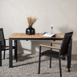 Nohr Uitschuifbare Tuintafel Taysha Teakhout, 152/210 x 90cm* Eettafels Voor In Je Tuin