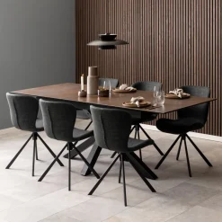 Bendt Uitschuifbare Eettafel Line Keramiek, kleur* Uitschuifbare Eettafel|Rechte Eettafel
