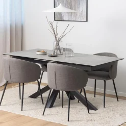 Bendt Uitschuifbare Eettafel Line Keramiek, kleur* Uitschuifbare Eettafel|Rechte Eettafel