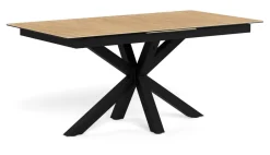 Bendt Uitschuifbare Eettafel Line Keramiek in eikenlook, 168/210 x 90cm* Uitschuifbare Eettafel|Rechte Eettafel