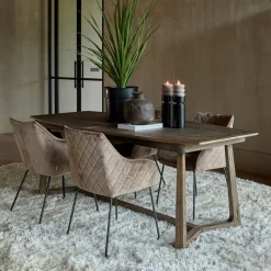 Rivièra Maison Uitschuifbare Eettafel Miller Eikenhout, 220/275/330 x 100 cm* Uitschuifbare Eettafel|Rechte Eettafel