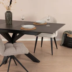 Sohome Uitschuifbare Eettafel Parker Keramiek, kleur* Uitschuifbare Eettafel|Rechte Eettafel