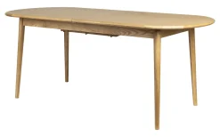 Zuiver Uitschuifbare Ovale Eettafel Twist 185-240 x 90cm* Uitschuifbare Eettafel|Ovale Eettafel