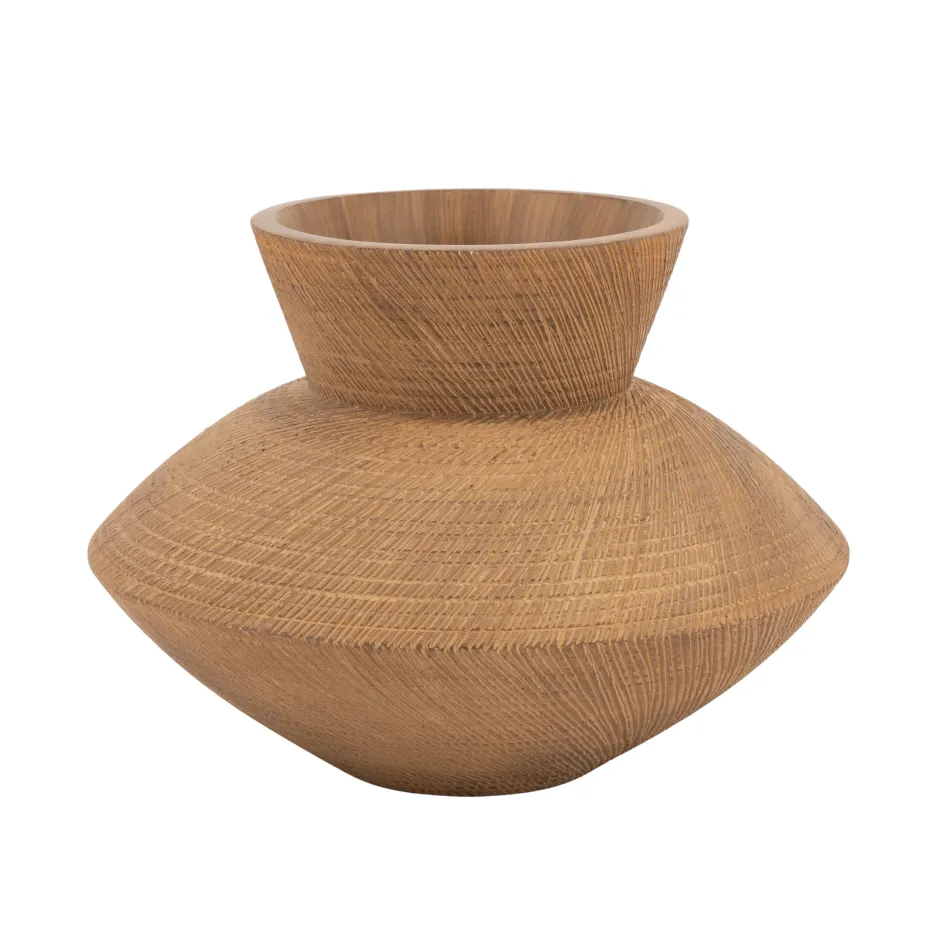 By-Boo Vaas Avena Resin, 23cm* Vazen