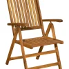 Artistiq Living Verstelbare Tuinstoel Larissa Acaciahout* Verstelbare Tuinstoelen