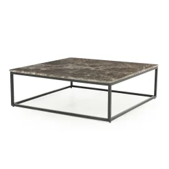 Eleonora Vierkante Salontafel Rico Marmer, 98 x 98cm* Vierkante Salontafel