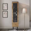 Artistiq Living Vitrinekast Shoua 179 x 40cm* Buffetkasten & Vitrinekasten