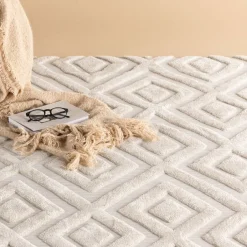 Nohr Vloerkleed Rondale kleur Off White* Vloerkleden