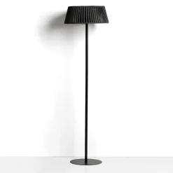 Kave Home Vloerlamp Aldet Op zonne-energie, Plat Geweven touw* Vloerlampen Voor Buiten|Vloerlampen