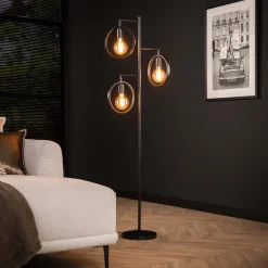 LifestyleFurn Vloerlamp Holley 3-lamps, Ø22cm, kleur* Vloerlampen