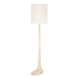 By-Boo Vloerlamp Rine Mangohout en Linnen* Vloerlampen