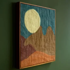 Dutchbone Wanddecoratie Chandra Vilt, 74 x 74cm* Wandpanelen