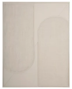 MUST Living Wanddecoratie Elyn Jute, 127 x 102cm* Wandpanelen