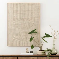 MUST Living Wanddecoratie Japanese Garden Palmblad* Wandpanelen
