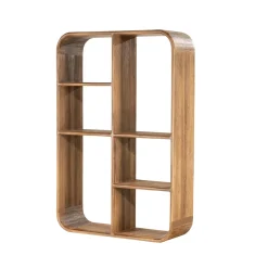 By-Boo Wandkast Cup & Co Teakhout, 90 x 64cm* Wandrekken & Wandkasten