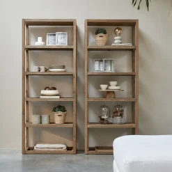 Rivièra Maison Wandkast Fraser Island Eikenhout, 200 x 80cm* Wandrekken & Wandkasten