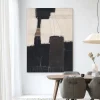 Urban Cotton Wandkleed Abstract 2 in maat en frame naar keuze* Wandkleden