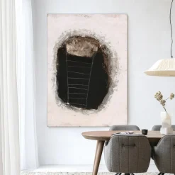 Urban Cotton Wandkleed Abstract 14 in maat en frame naar keuze* Wandkleden