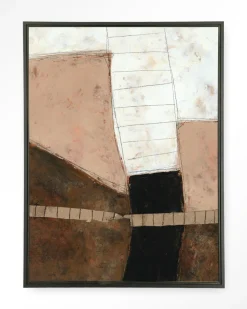 Urban Cotton Wandkleed Abstract 9 in maat en frame naar keuze* Wandkleden