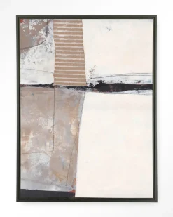 Urban Cotton Wandkleed Abstract 5 in maat en frame naar keuze* Wandkleden