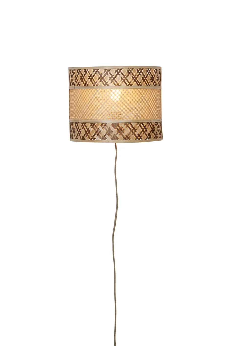 GOOD&MOJO Wandlamp Langkawi Bamboe, 32cm* Wandlampen