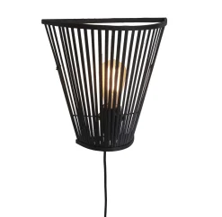 GOOD&MOJO Wandlamp Merapi Bamboe, 30cm* Wandlampen