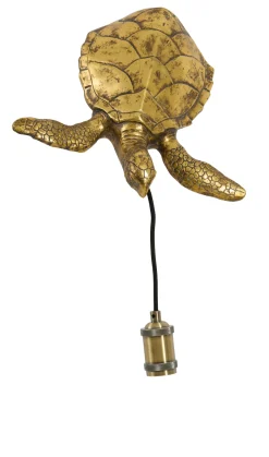Light & Living Wandlamp Turtle kleur Brons* Wandlampen