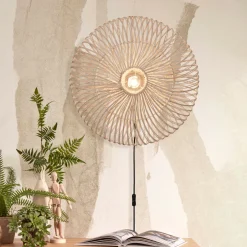 GOOD&MOJO Wandlamp Zanzibar Rotan, 55cm* Wandlampen