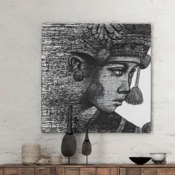 MUST Living Wandpaneel Balinese Girl Komang 100 x 100cm* Wandpanelen