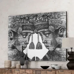 MUST Living Wandpaneel Balinese Twins 110 x 150cm* Wandpanelen